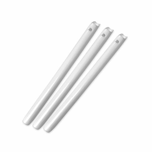 High-Volume Evacuator Tips, White, Short, 100 pcs/bag