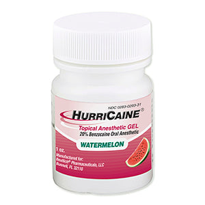 Beutlich, Hurricaine Anesthetic Topical Gel, , 1oz. Bottle (Compare to Topex) - WaterMelon