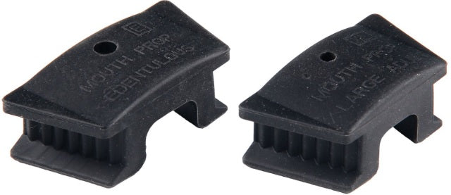 Edentulous Mouth Props Bite Block Silicone Autoclavable/Dry Heat 2/pk - Regular X-Large Adult 2/Pk