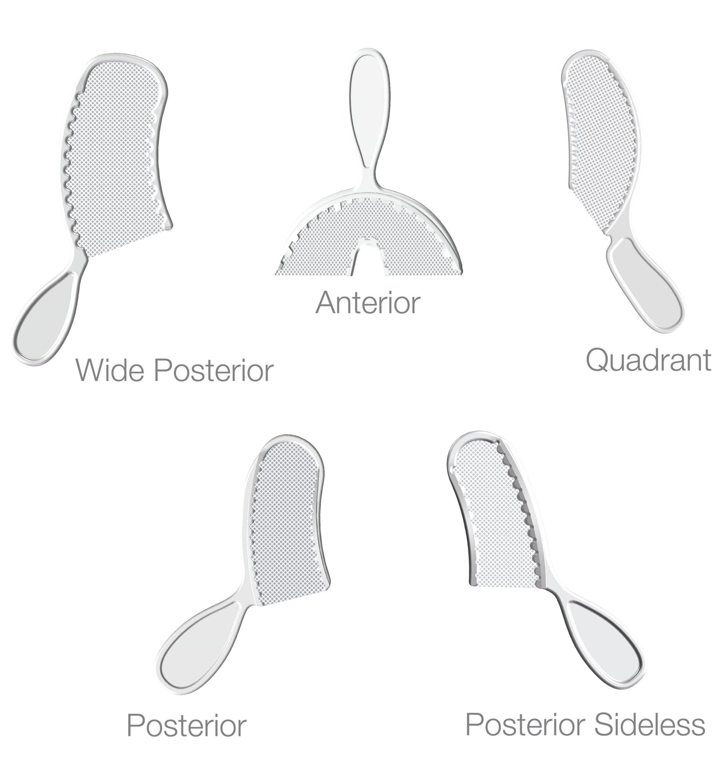 Premium Bite Registration Tray Dual Arch Mesh (Compare to Triple Tray ) 100-033 - Anterior 35/Pk - Premier Dental