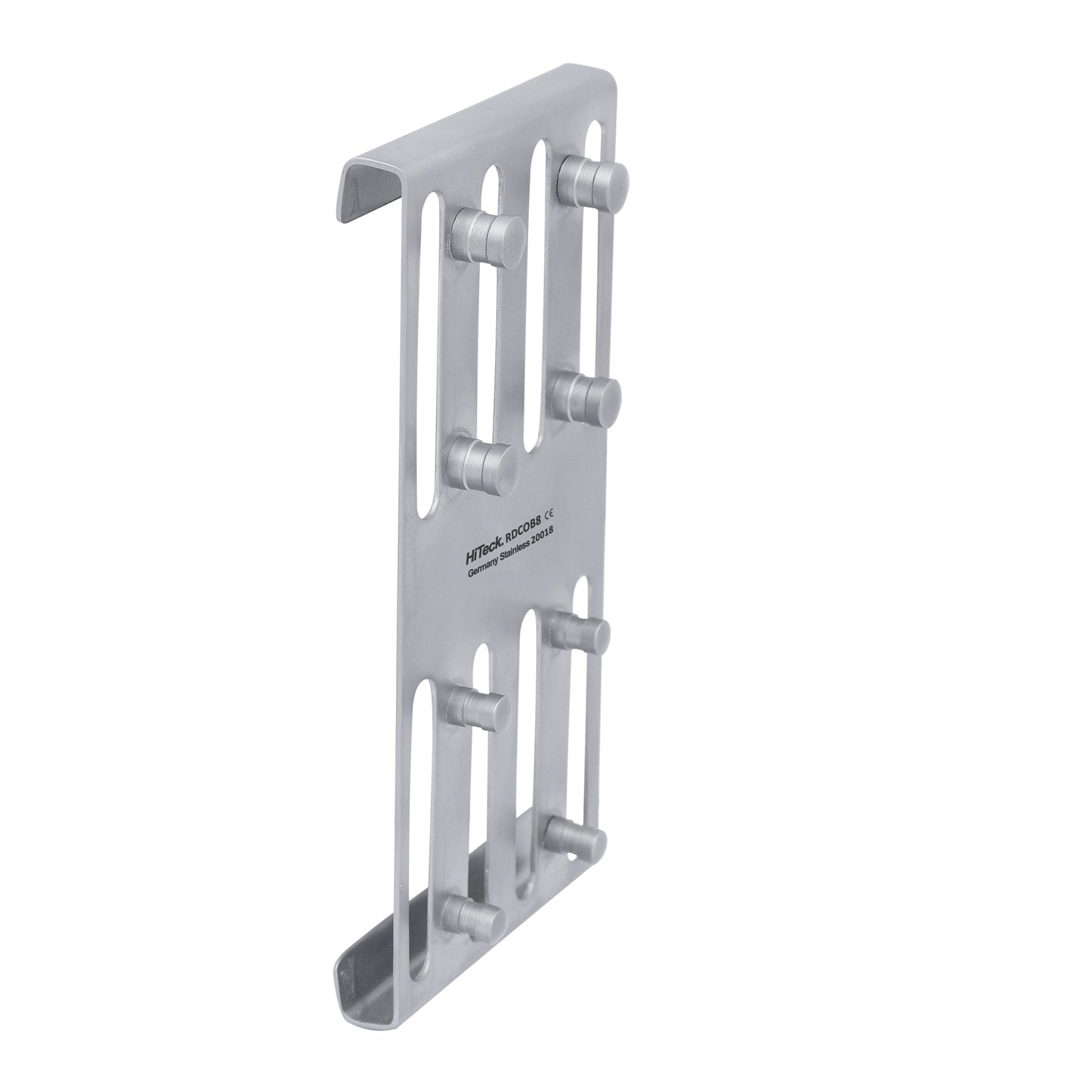Rubber Dam Clamp Organizing Board, 8 Pieces (117 mm x 61 mm x 10 mm) - HiTeck Medical Instruments