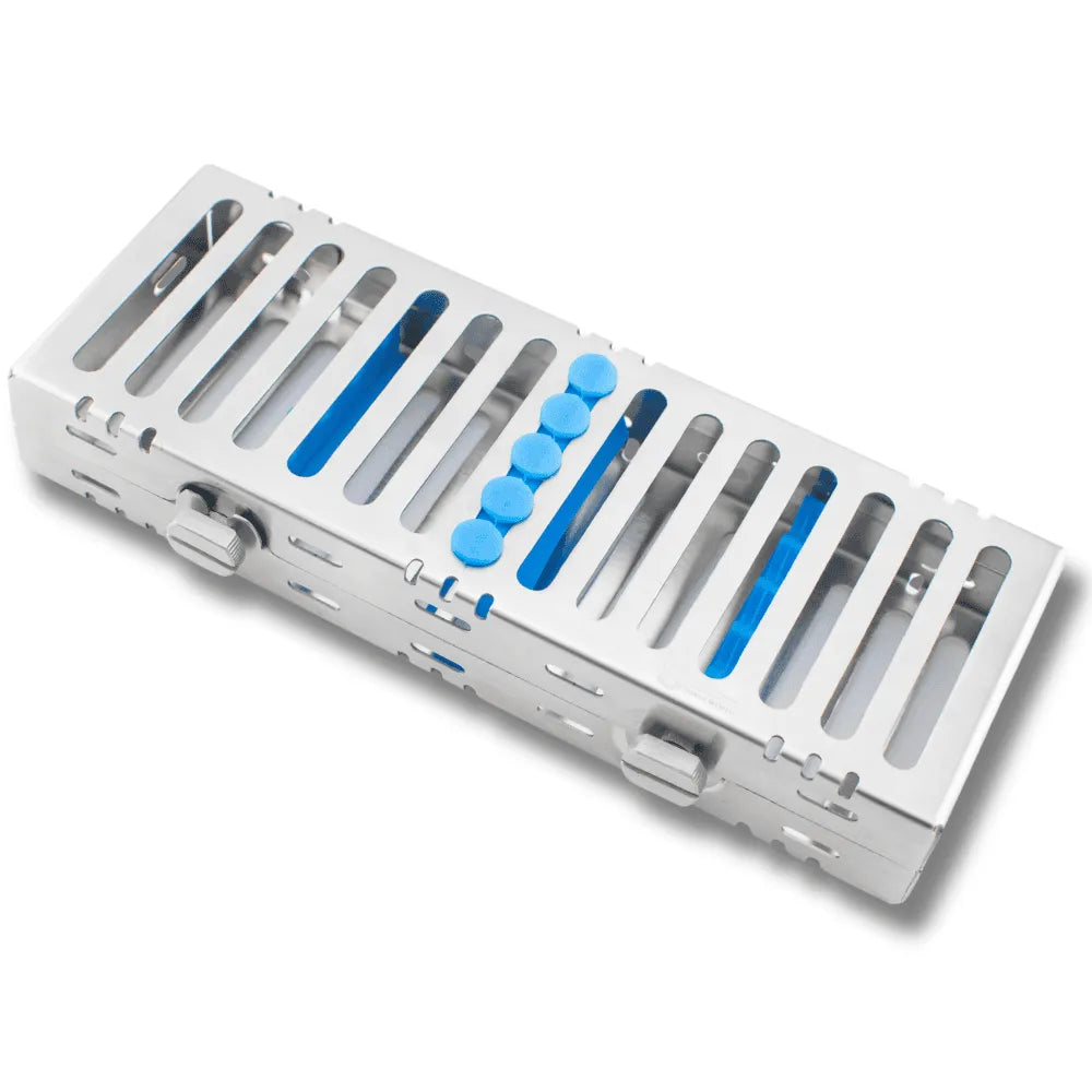 5-Instrument Small Dental Exam Cassette for Diagnostic Trays, 203 x 76 x 32 mm - SurgiWorld SM051B