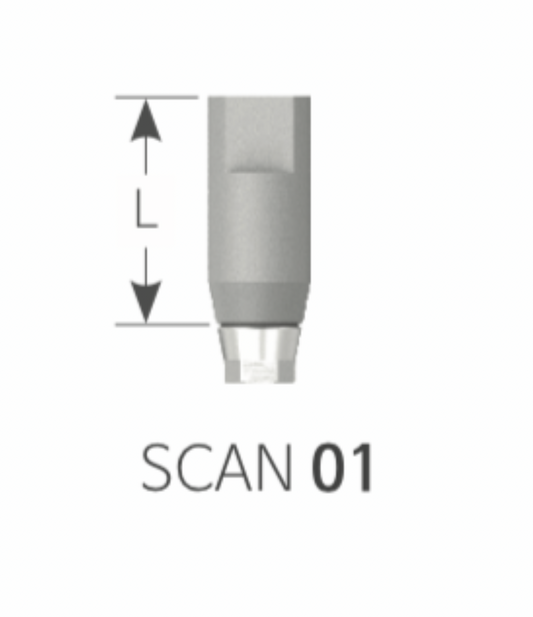DIO Scan Body for UFII Implants | SCAN 01 (9mm) & SCAN 01-15 (15mm)