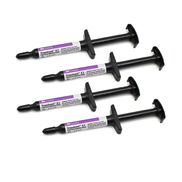 3M -Transbond Refill 4 x 4 Gm Syringes Light Cure Adhesive paste 16g