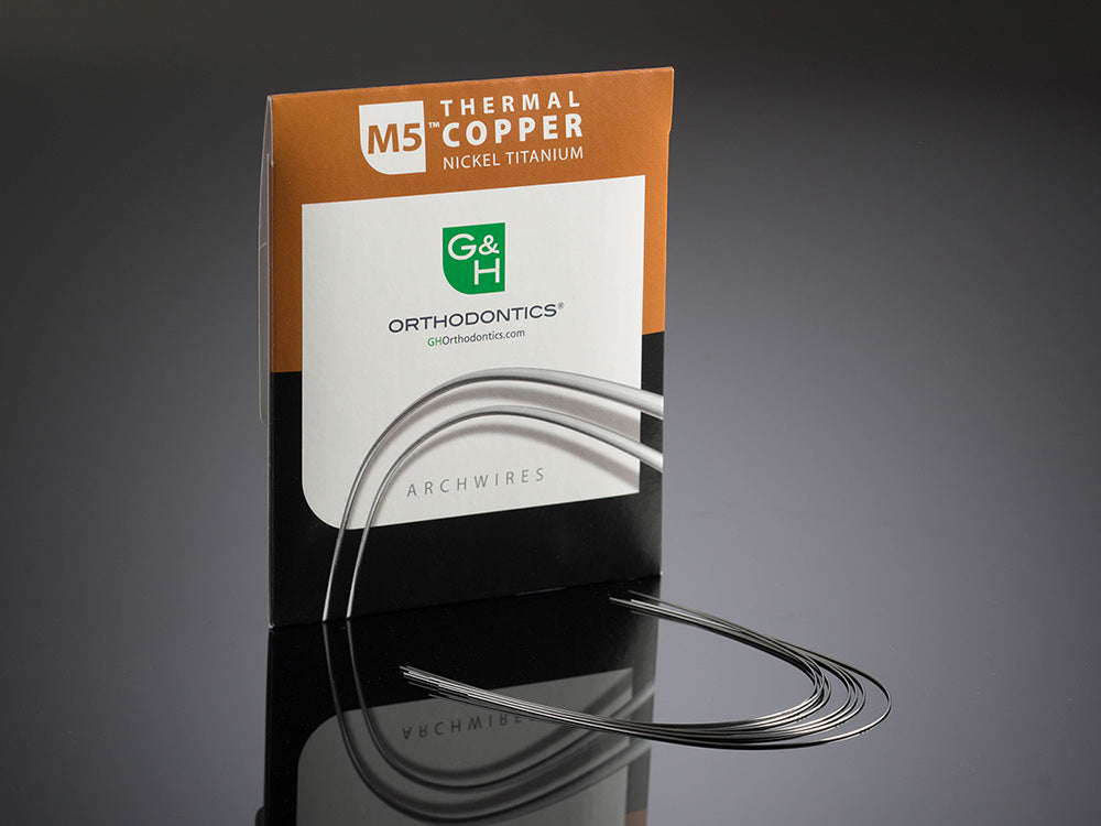 M5™ NITI Thermal Copper Wires Nickel Titanium Round 25/PK - .014 Upper