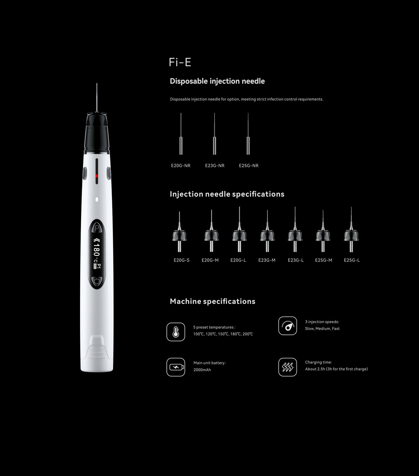 Woodpecker Fi-E & Fi-P Obturation System – Cordless Endodontic Device