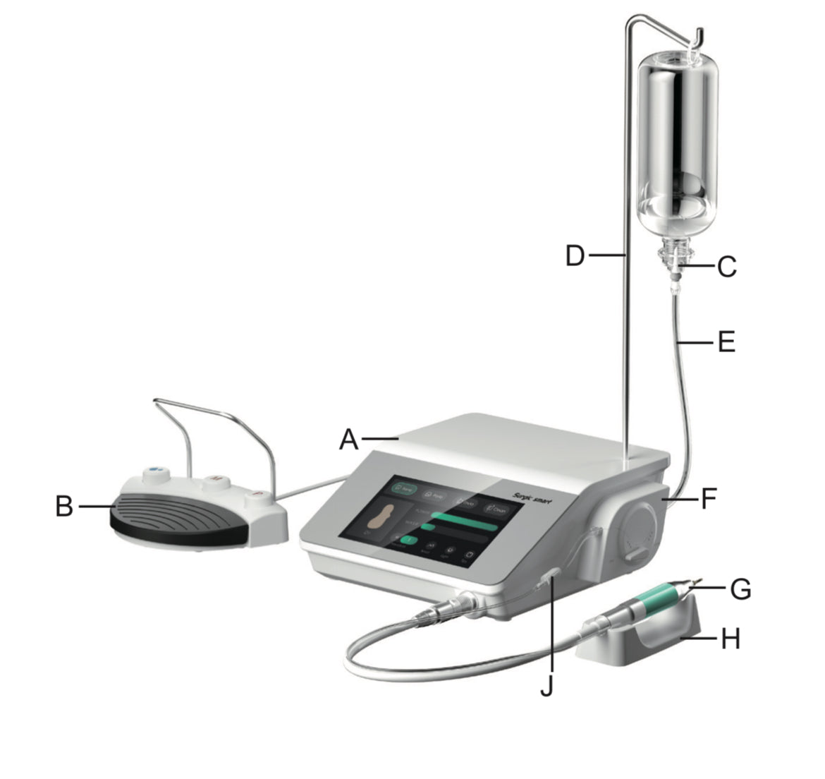Woodpecker pump tube – Surgic Smart Machine Surgical Use