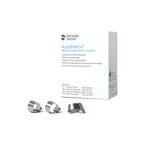 AutoMatrix Refill 72/Box Retainer less Matrix System - Medium Thin - Dentsply Sirona