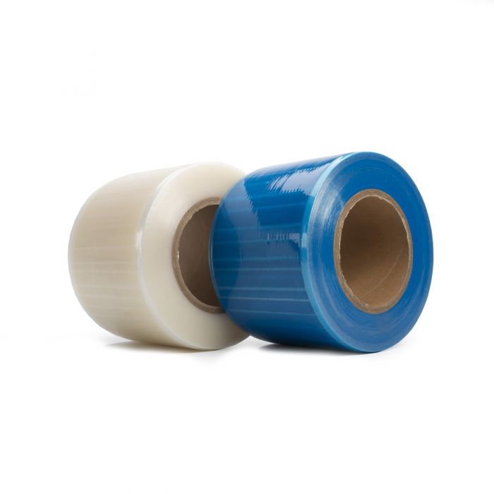 Barrier Film Blue Sticky Wrap 1200/Sheet with Dispenser - Clear