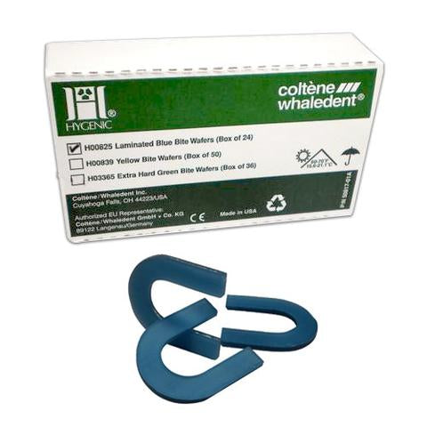 Hygenic, BITE WAFFERS Foil Laminated Blue Wax 24/Box #H00825