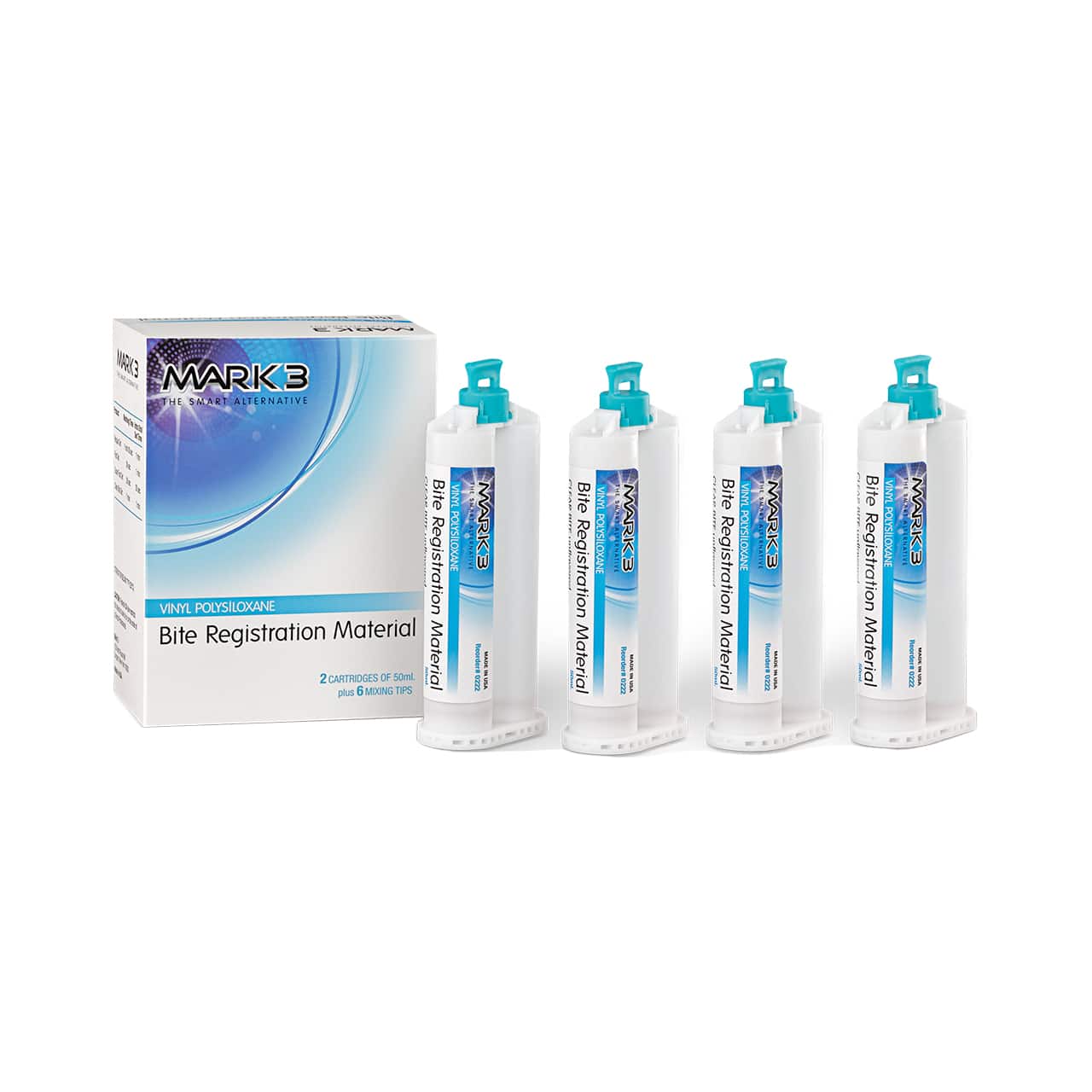 Mark3 Bite Registration Fast Set, 4/Pack #0219-4