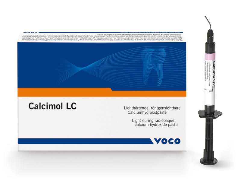 Calcimol LC Calcium Hydroxide 2x2ml Syringes -Voco