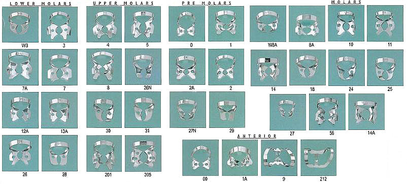 Rubber Dam Clamps 1/Pk - J&J - W3