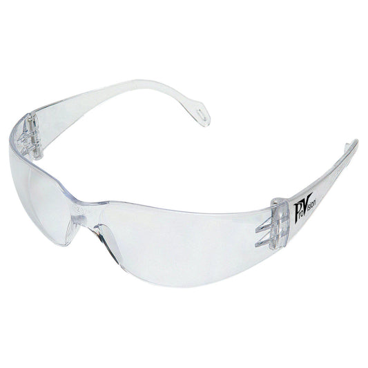 Wrap Safety Glasses Protective EyeGlass Grey Or Clear (Goggles) #3601 - 10/PK Grey