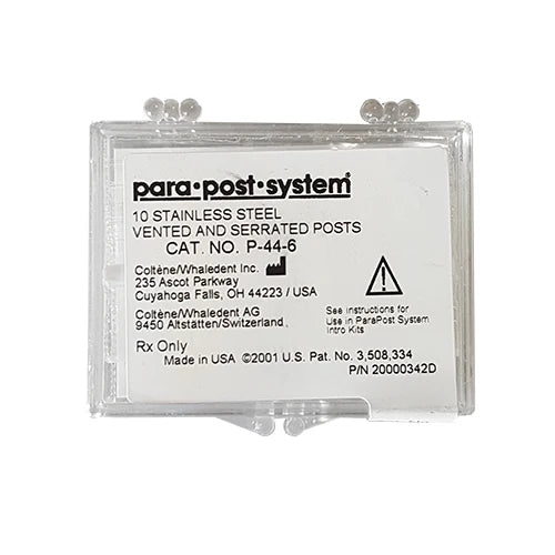 ParaPost P44 Stainless Steel Vented Post/Serrated 10/pk