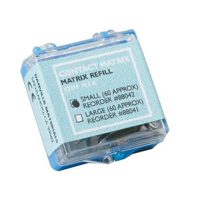 Danville, Contact Matrix,Sectional Matrices Refill Stiff Flex 100/Pk (Small-Large-Subgingival) - Small Premolar - Danville