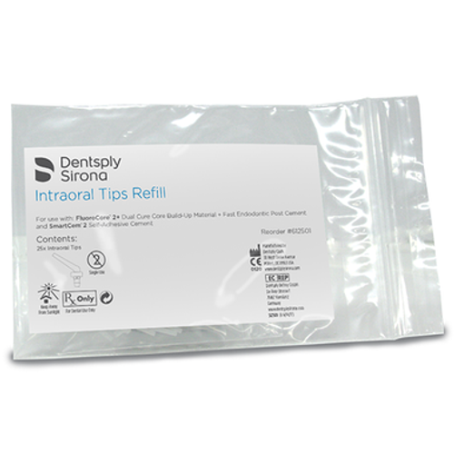 Dentsply: FluoroCore 2 Intraoral Mixing Tips 25/Pk - 612502