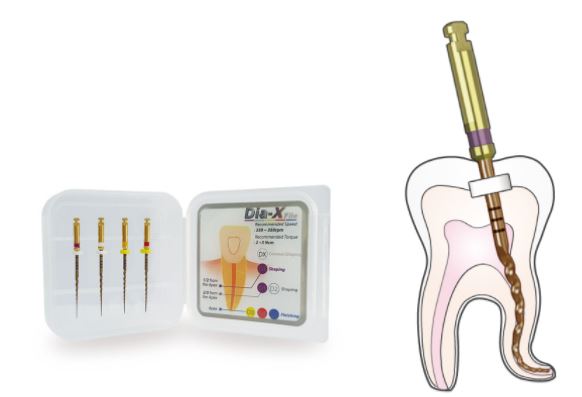 Dia-X NiTi Rotary Files 4/Pk-DiaDent