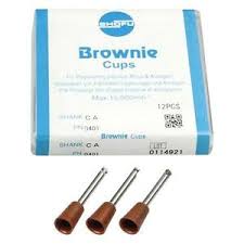 Brownie Mini Cups Polisher 12/PK-Shofu #0411-#0401 - RA(0401)