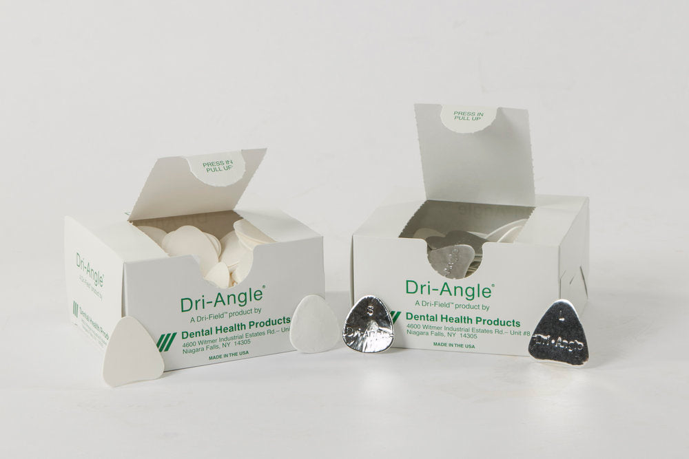 Dri-Angle Saliva Absorbent ,Small (400 PK)- Large (320 Pk) (DriAngle) - Small Plain