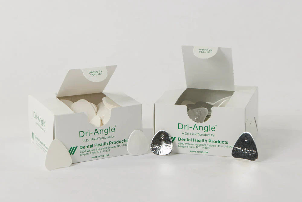 Dri-Angle Saliva Absorbent Plain, Small (400PK)- Large (320 Pk)