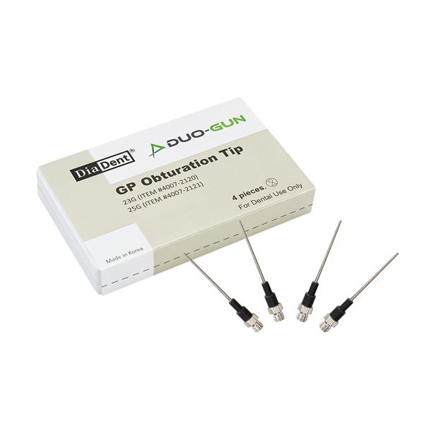 DiaDent- Duo-Gun GP Obturation Tips 4/Pk #4007-2120 4007-2121 - 23G