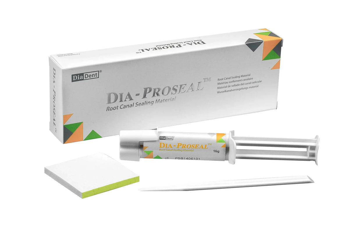 Dia-Proseal Root Canal Sealer Epoxy Resin 16g Syringe, Mixing Pad, Spatula #1003-201 - DiaDent