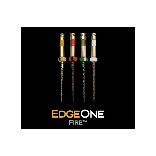 EdgeOne Fire™ Reciprocating NiTi Files – Heat-Treated, Flexible & WaveOne® Compatible 3/PK