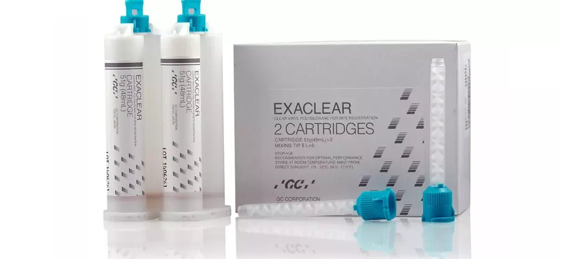 GC America EXACLEAR Translucent VPS Cartridges 2 Count