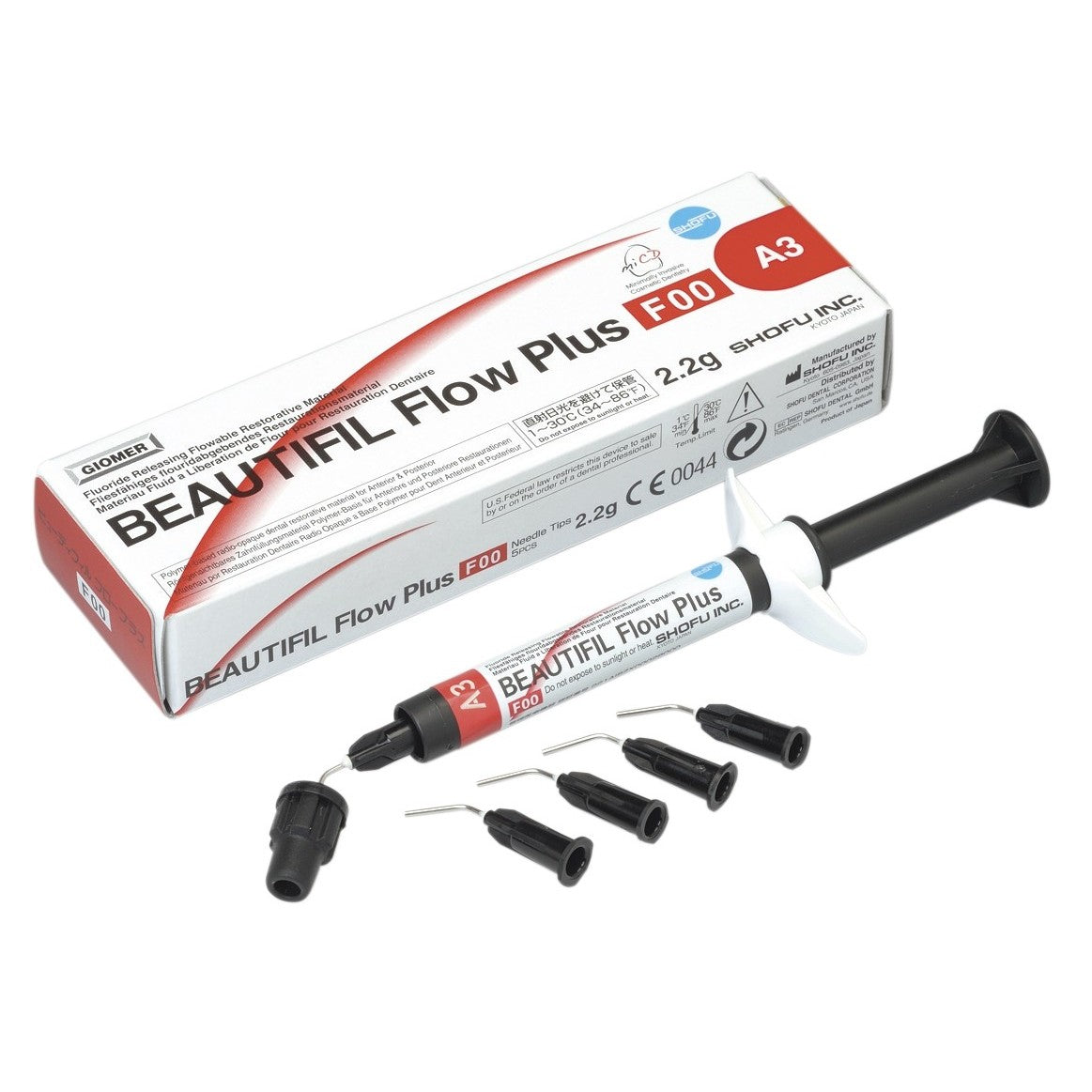 Shofu -Beautifil Flow Plus F00 2.2g Syringe , Zero Flowable Composite - A1