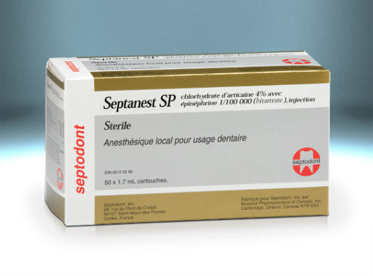 Septanest SP/ Septanest N ,Articaine 4% 50/Box, Septodont #99145 - N(1:200)