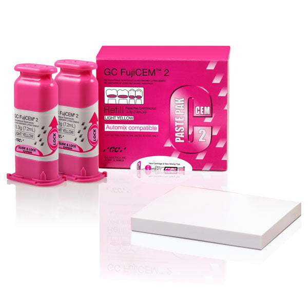 GIC FujiCem 2 Paste Pack 2/Pack Glass Ionomer Luting Cement #441002
