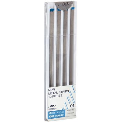 GC, Metal Strips Coarse Blue #300 12/Pack (4 mm) C-Width Finishing Strip