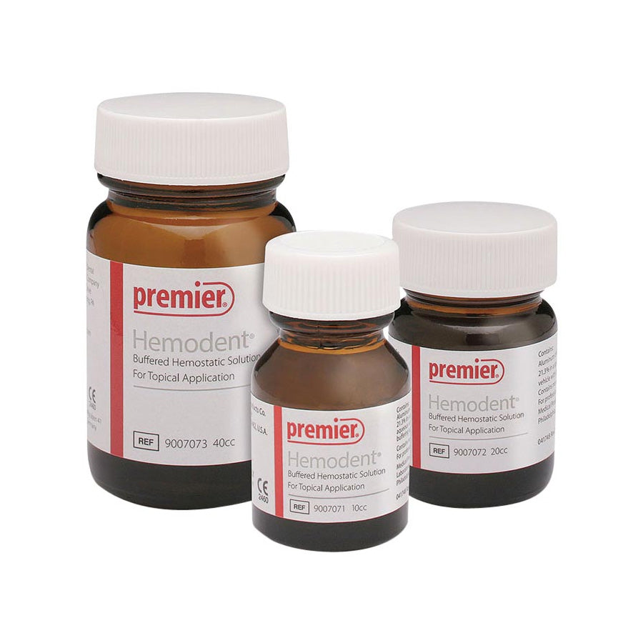 Hemodent Hemostatic Solution , Retraction Bleeding Liquid Bottle-Premier #900707 - 10CC - Premier Dental