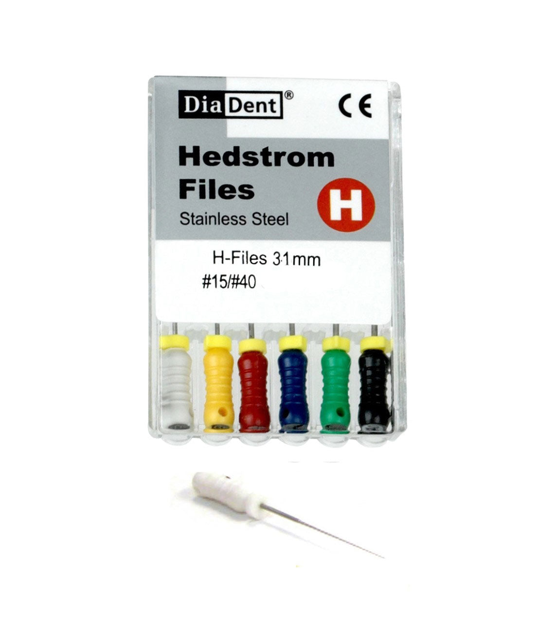 DiaDent Hedstrom H Files 31mm 6/Pk (H-Files) - #8