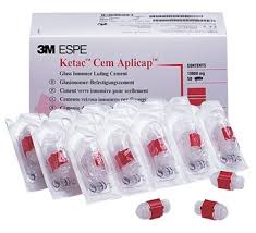 Ketac Cem Aplicap 50/Pk Permanent Glass Ionomer Luting Cement #56061