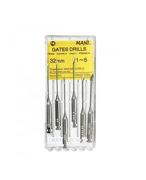 GATES Glidden DRILLS RA 6/Box - 28mm#1