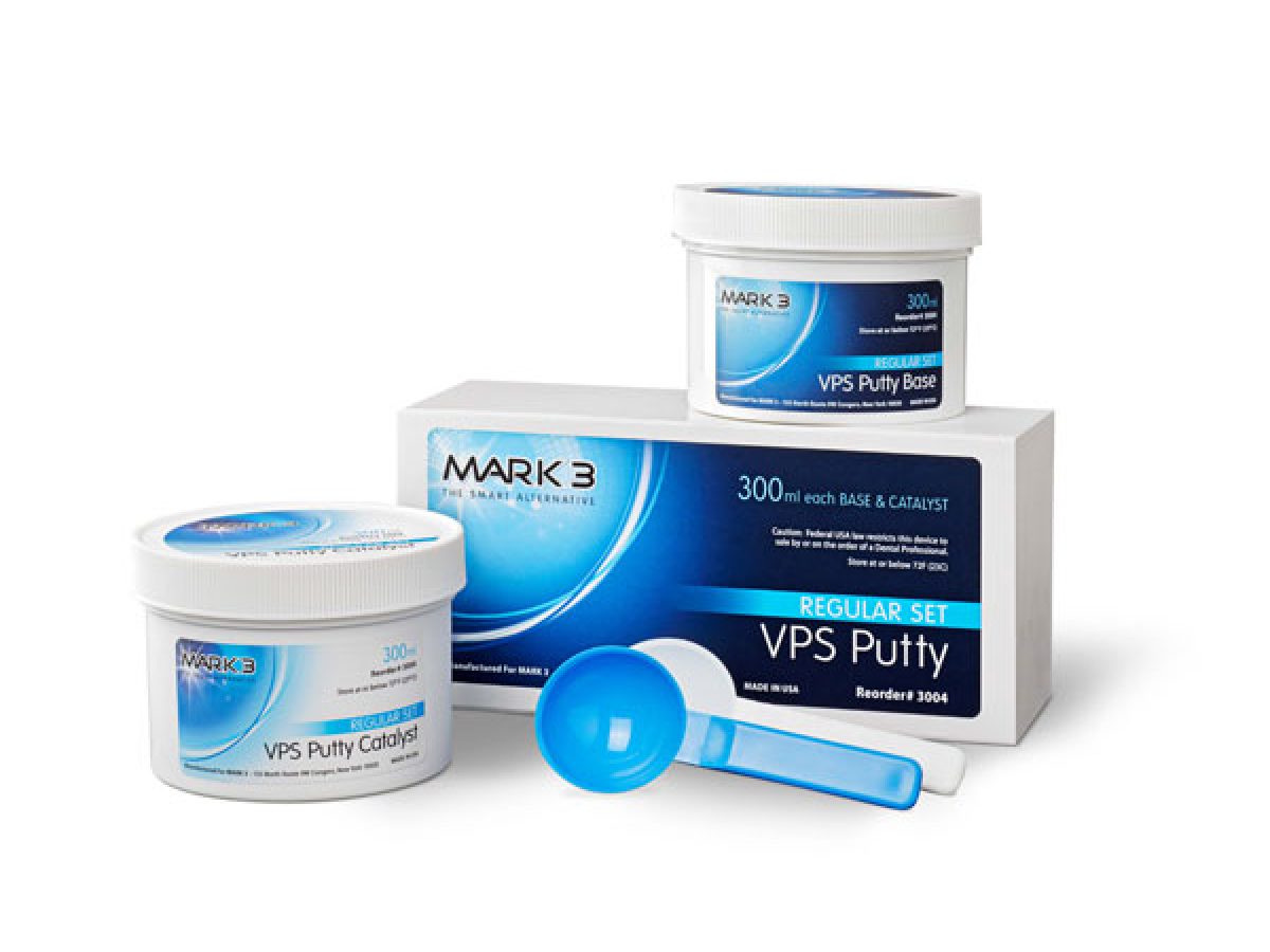 MARK3 VPS PUTTY IMPRESSION MATERIAL 100-304/100-305 - Regular Set