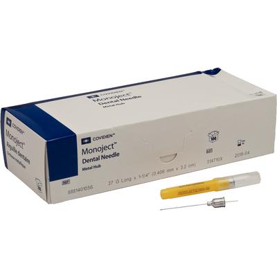 Tyco Monoject Needles #401 Metal Hub,100/Pk 30G-27G - 27G Short