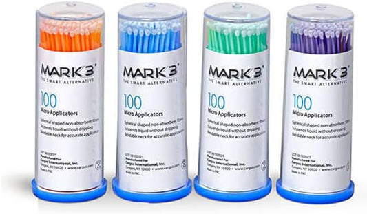 Micro Brush Micro Applicators Tips , 400/Pkg (4xTubes) - Fine 400/Pk