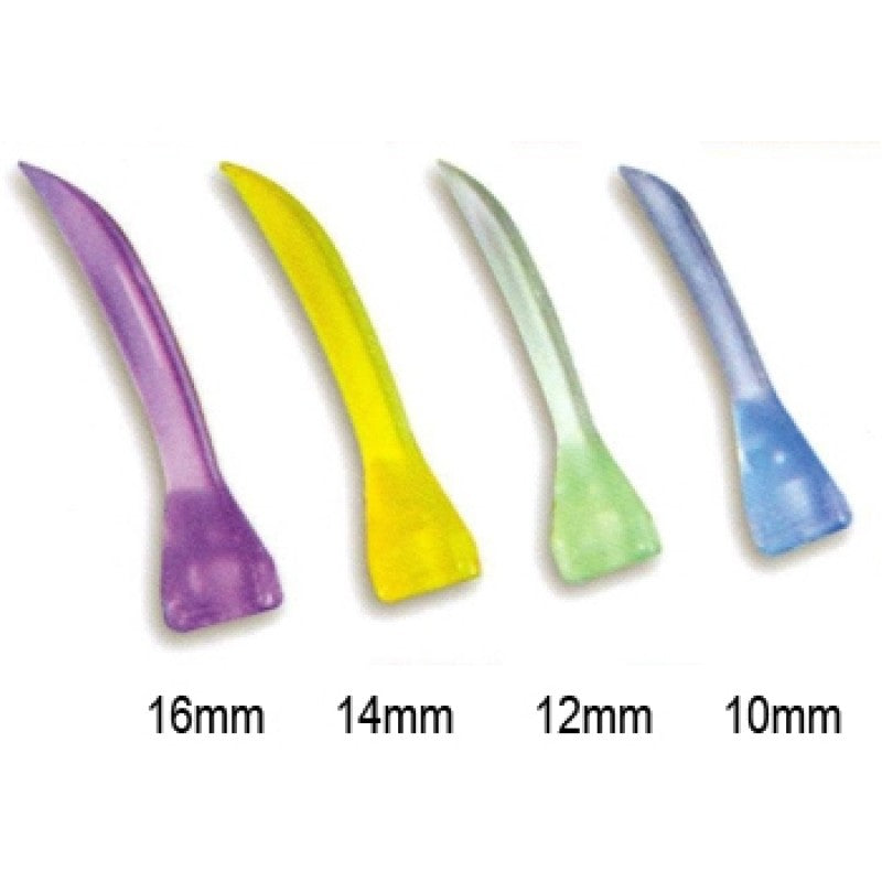 Accu Wedges Plastic Flexible Wedges 100/Box, S-M-L-XL - Assorted