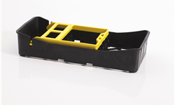 Directa- Instruments Cassette PractiPal Mini Tray with Calmp 1/Pk - 115052 - Yellow