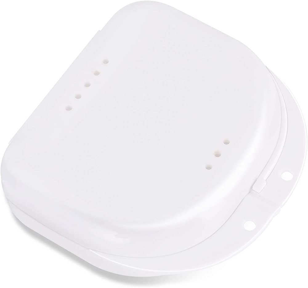 White Retainer Cases NightGuard- Mouthguard Box 12/Pack