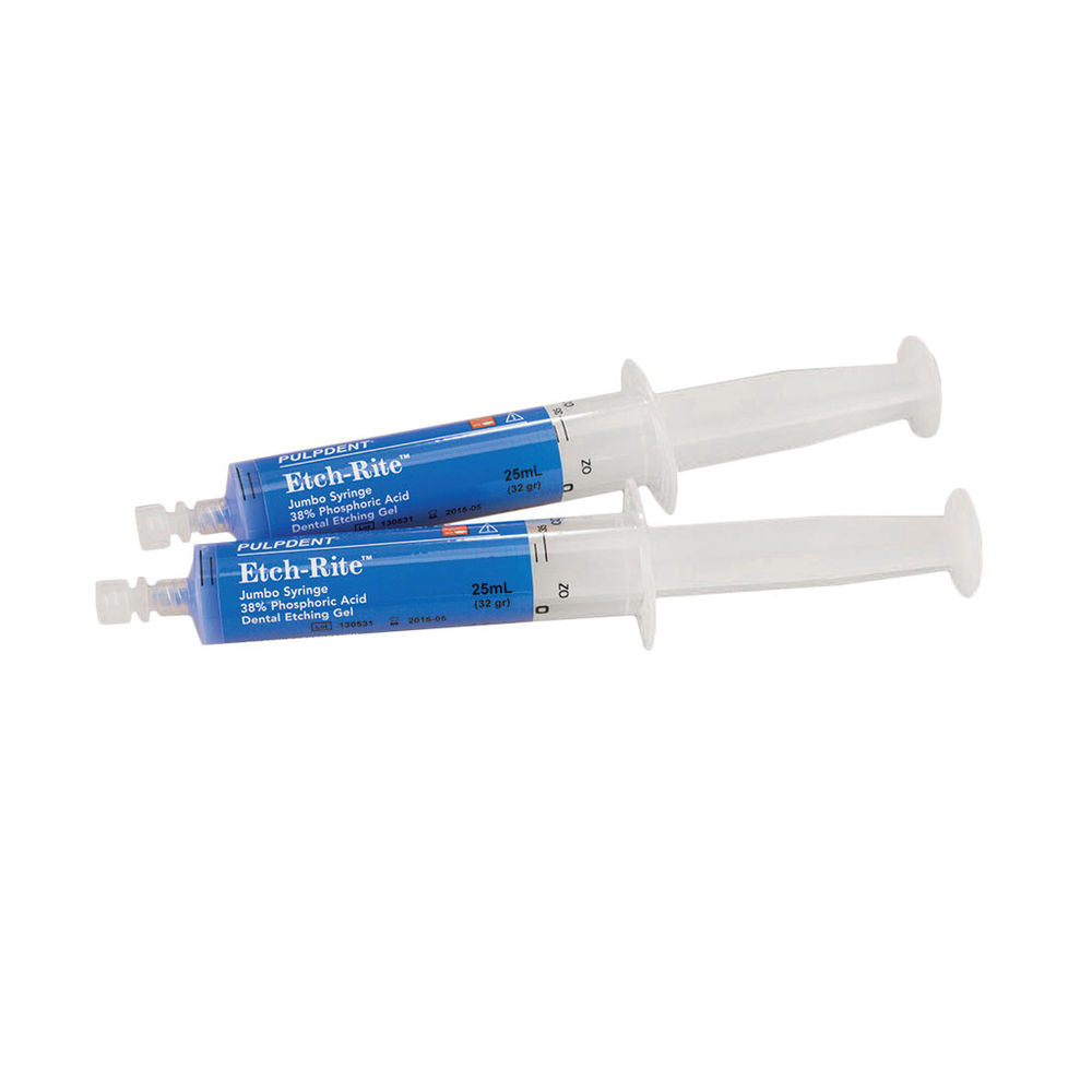 Jumbo EtchRite Refill 2x 25ml Syringes- Pulpdent ET-50R