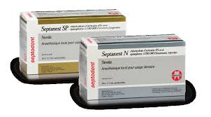 Septanest SP/ Septanest N ,Articaine 4% 50/Box, Septodont #99145 - SP(1:100)