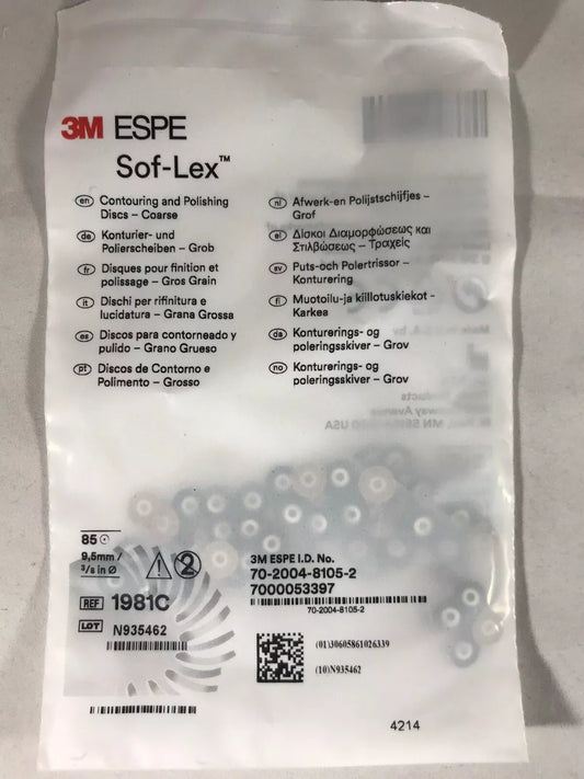(Soflex) 3M™ Sof-Lex Contouring and Polishing Discs Refill 85/Pk 1981-1982 - 1982M