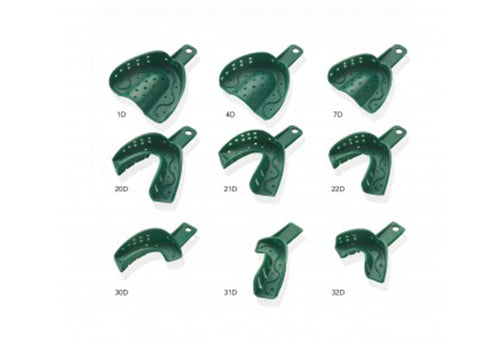 Disposable Impression Tray Perforated , COE Spacer Trays 12/Pk , GC - #22D Small L