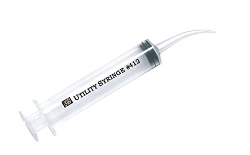 (412) Irrigation Curved Tip Utility Syringe, 50/Box-Monoject Style