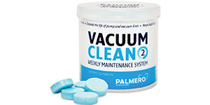 Vacuum Clean,Evacuation Cleaner System Maintenance Kit, 45/Tablets -Palmero - Palmero Healthcare