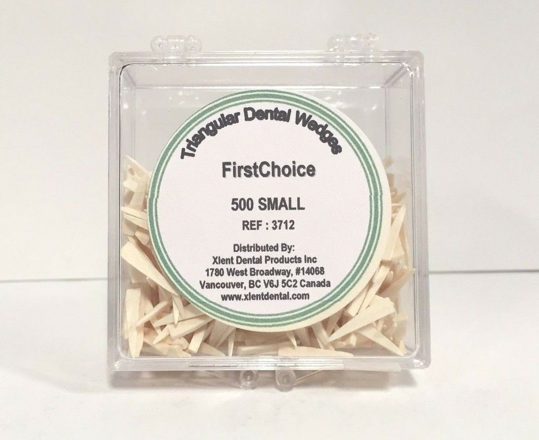 Triangular Wooden Wedges 500/Pk (Compare to Wizard Wedges) - Small/500 Pk